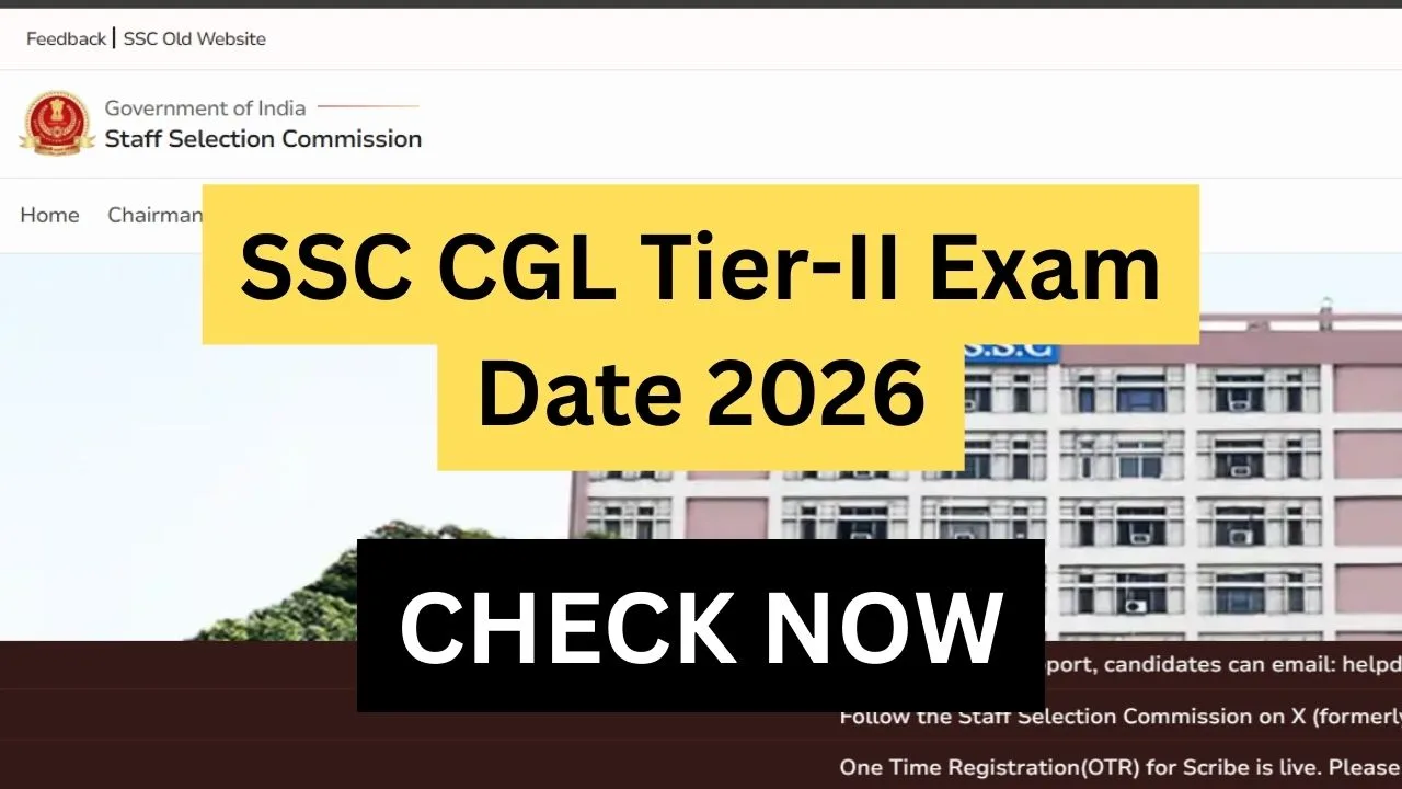 SSC CGL Tier-II Exam Date 2026
